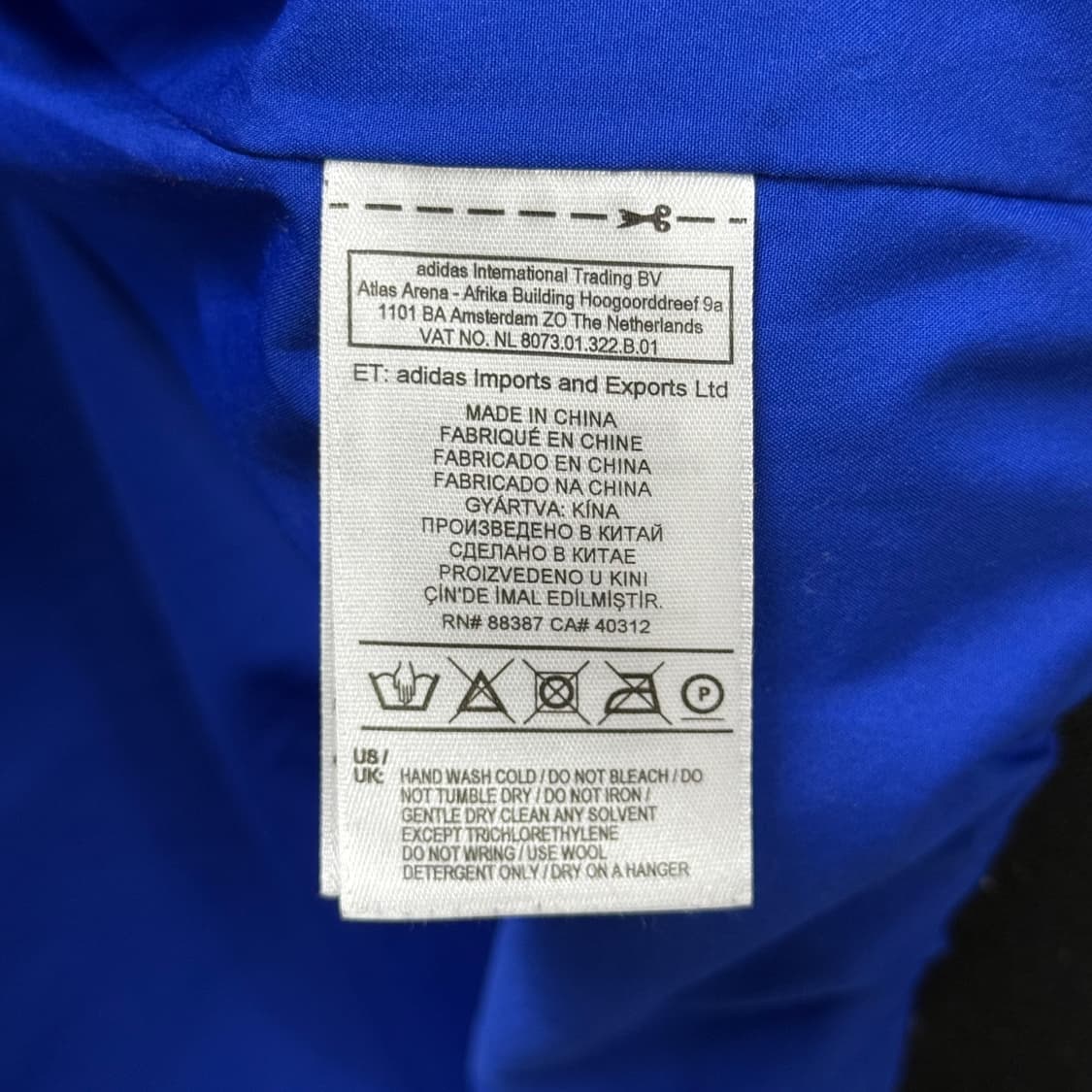 [S/95] 아디다스 오리지널스 트레포일 블루종 집업 자켓 상품이미지7