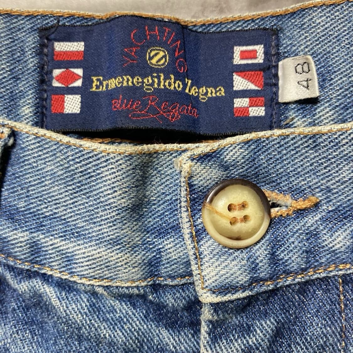 Ermenegildo Zegna 플리츠 워싱 데님 상품이미지4