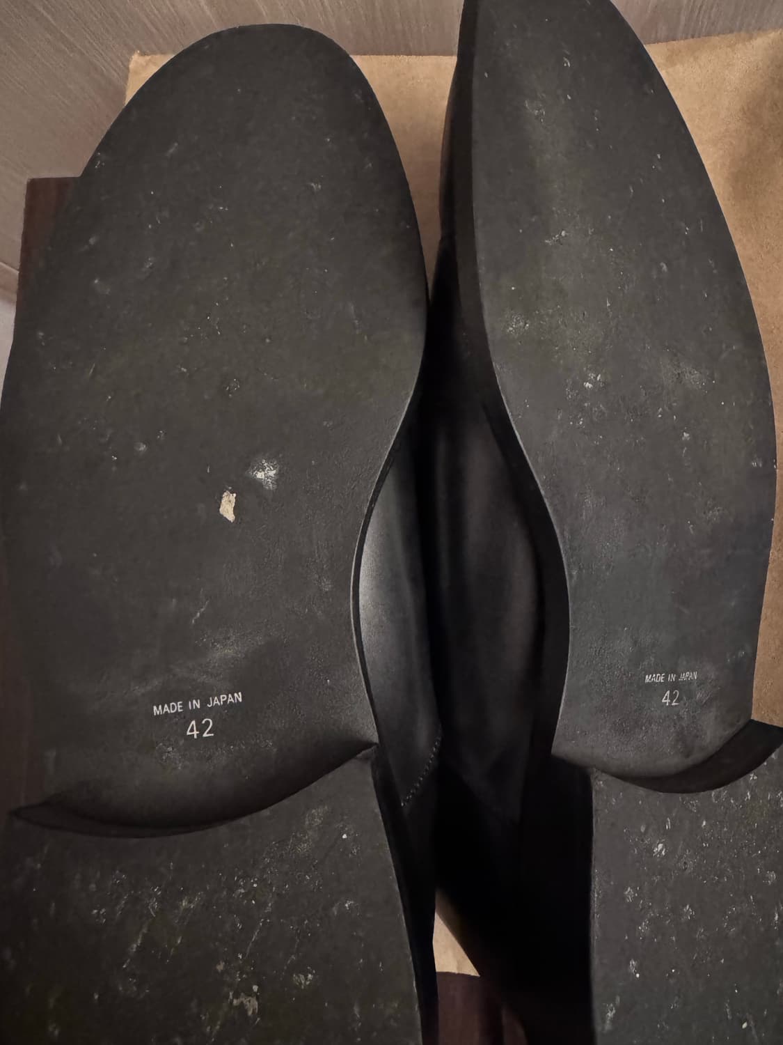 ISHMM ZIP SHOES 재팬메이드 집업 블랙 구두 로퍼 상품이미지3