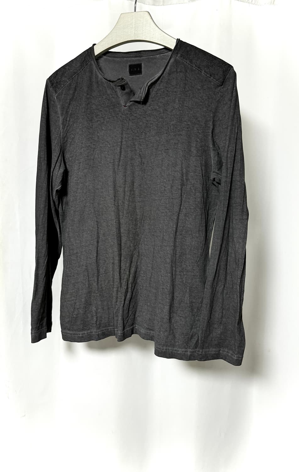 intermezzo 헨리넥 코튼 혼방 워시드 롱슬리브 상품이미지1