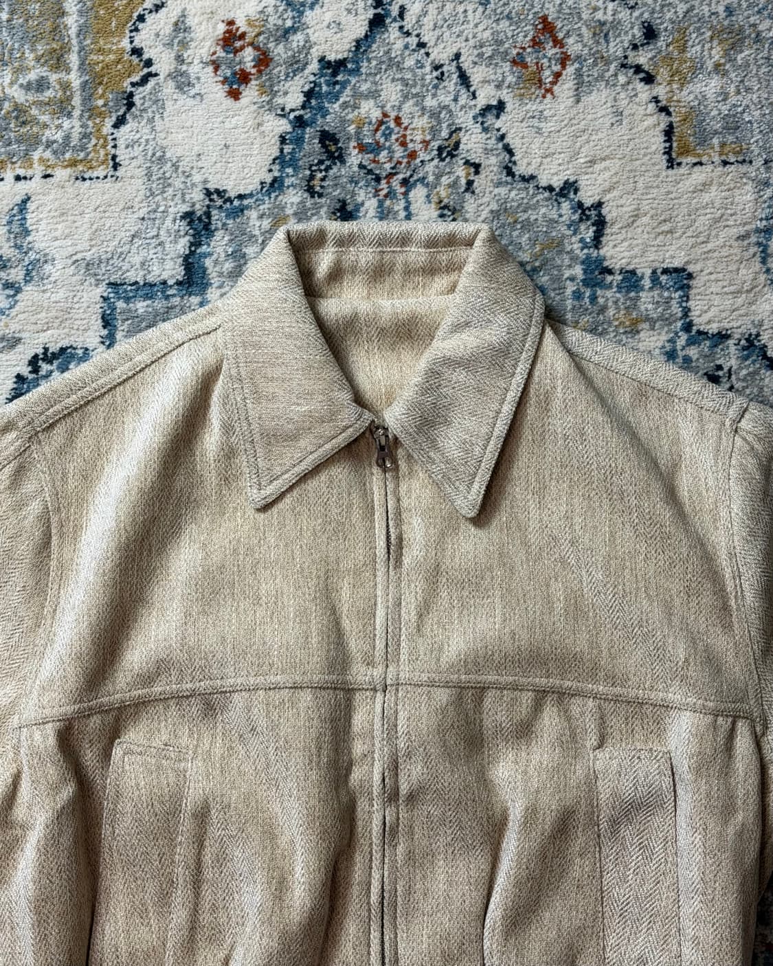 TWO-WAY ZIP BOMBER JACKET 상품이미지3