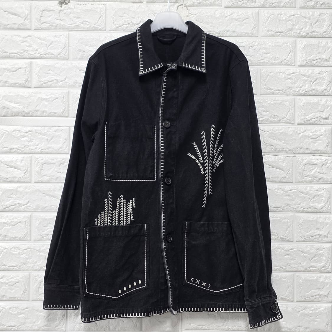 택포) 오피신제네랄 블랙 데님 자켓 M 상품이미지1