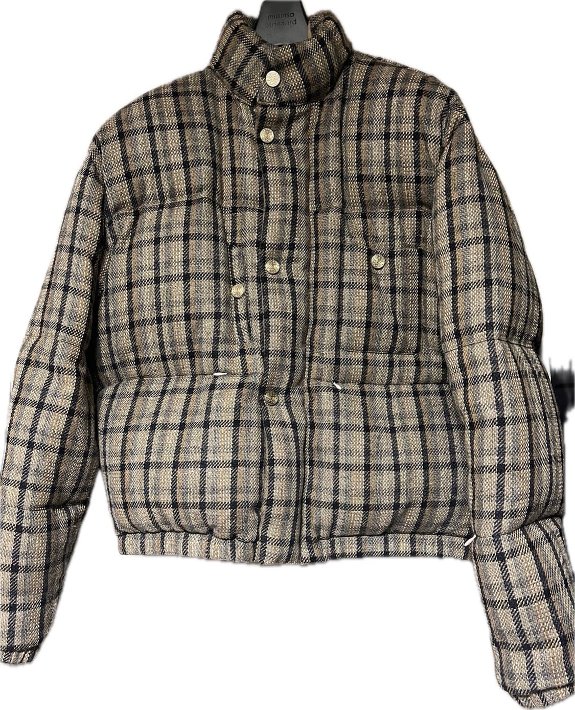 [M] STU 멀티 체크 패딩 상품이미지1