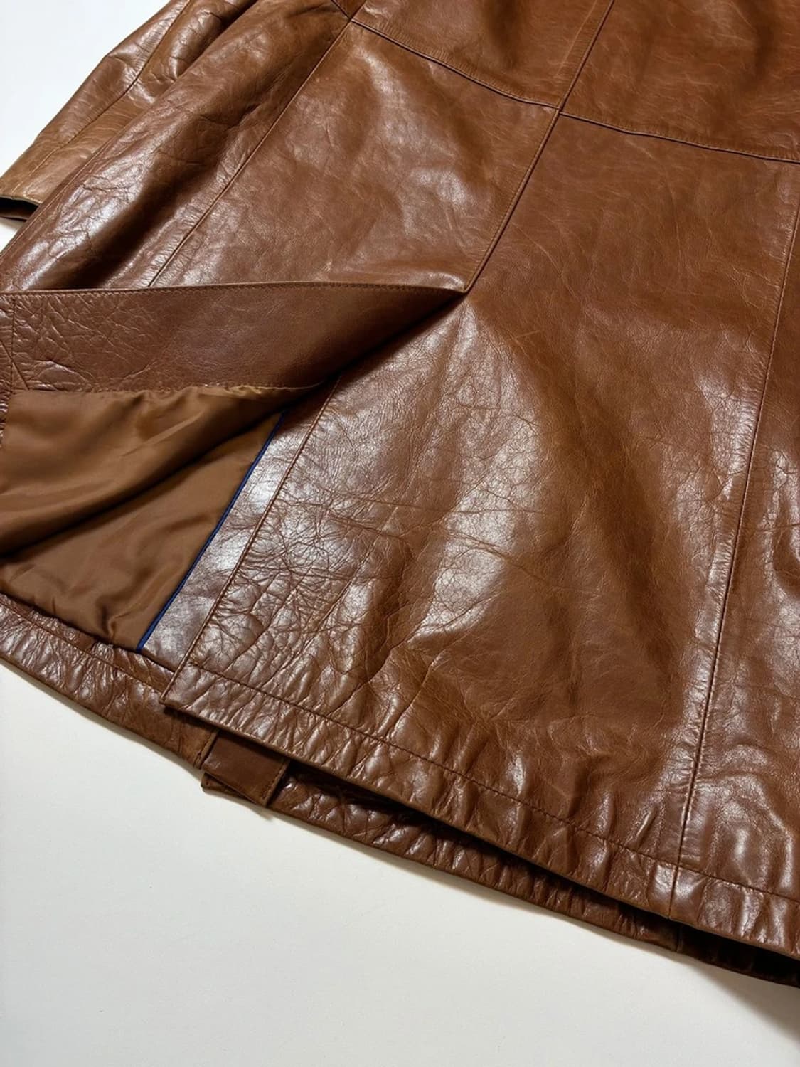 Selected 00's 양가죽 트렌치 코트 PN8937 상품이미지7