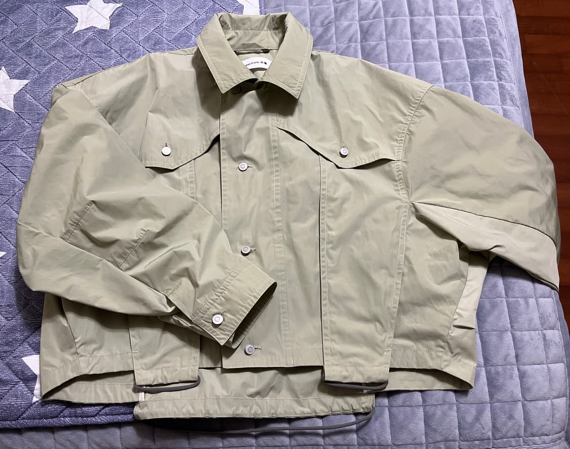 A. A. Spectrum Green Trucker Jacket M 상품이미지2