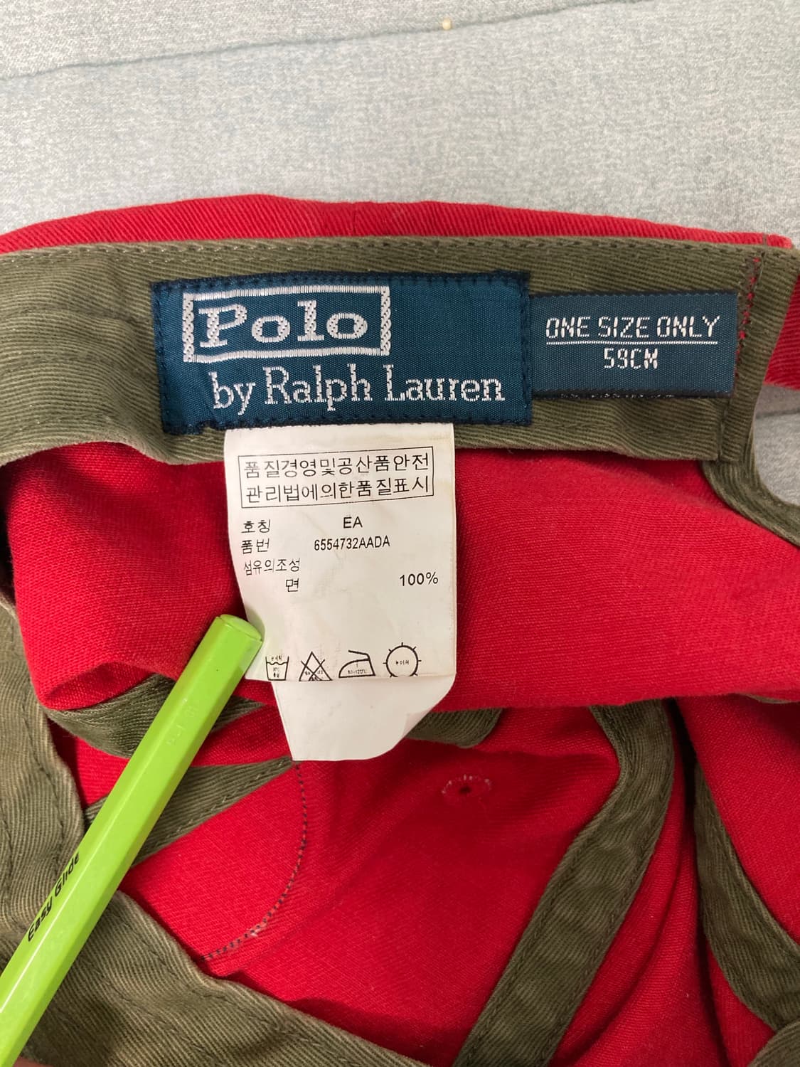 폴로 랄프로렌 인디언 워싱 캡 상품이미지5