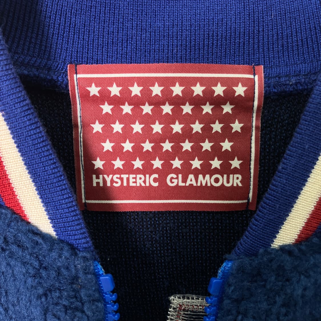 히스테릭 글래머 블루 플리스 집업 자켓  상품이미지3