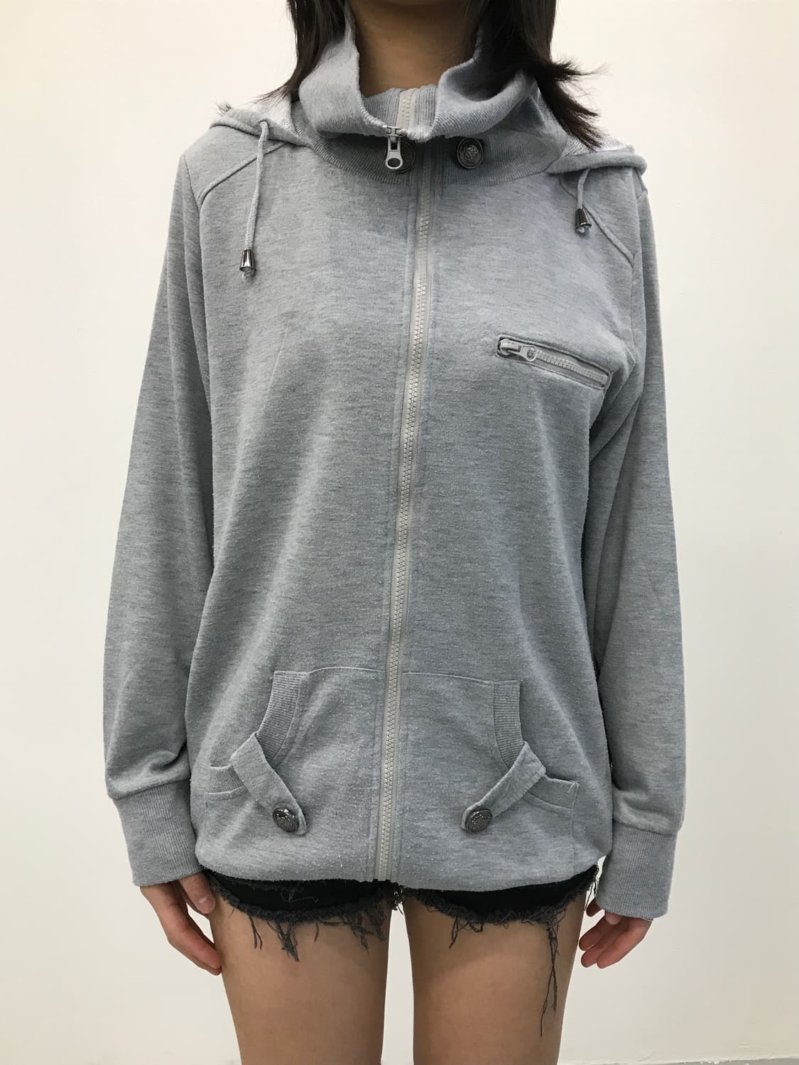 Jpn Y2k Cotton Zip Up Hoodies 상품이미지2