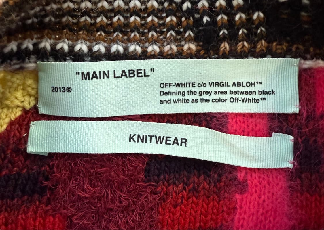 오프화이트 18AW 비즈니스 캐쥬얼 니트 상품이미지7