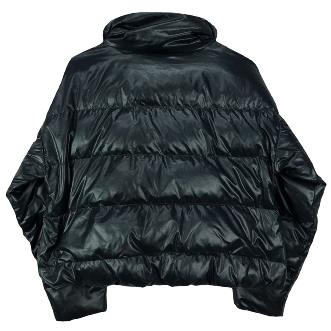 [나이키] 스우시 프린팅 크롭 오버핏 경량 패딩 블랙 M18987 상품이미지3