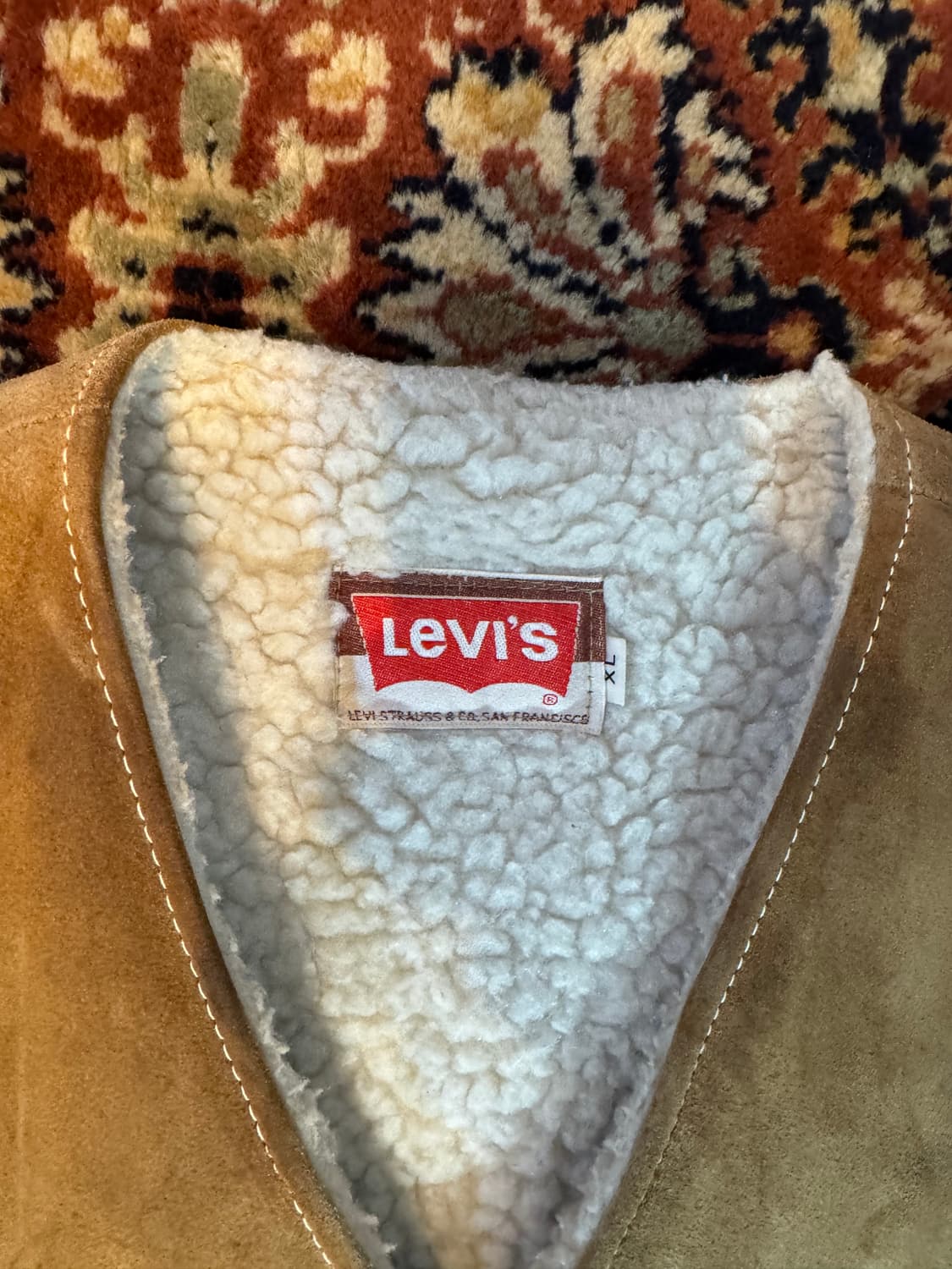 80's 빈티지 리바이스 오렌지탭 쉐르파 베스트 "XL" (461) 상품이미지3