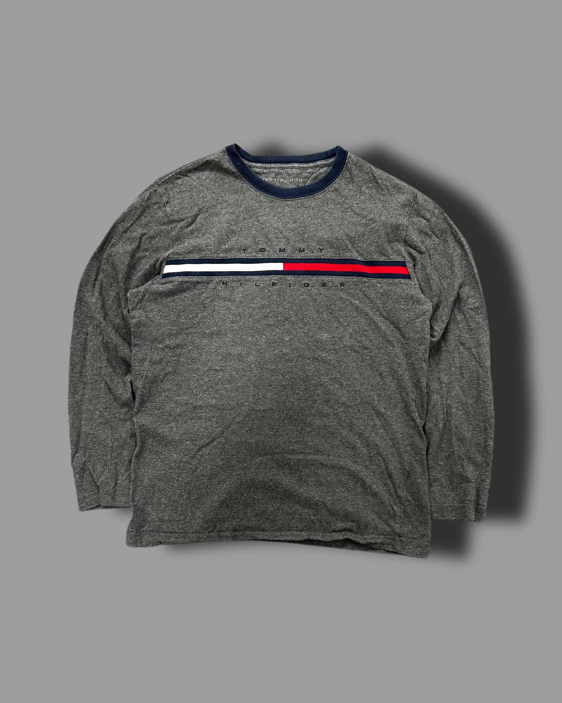 타미 힐피거 차콜 빅로고 롱 슬리브 M 상품이미지4