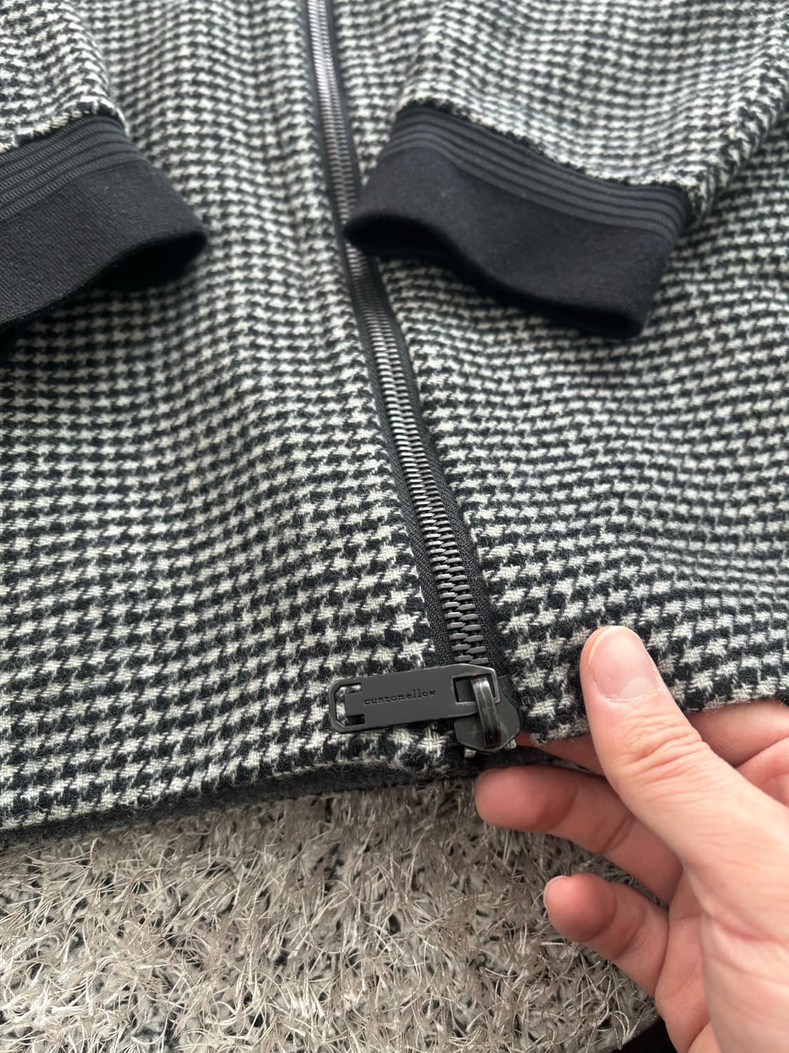 커스텀멜로우 핸드메이드 더블집업 코트 사이즈 105 상품이미지5