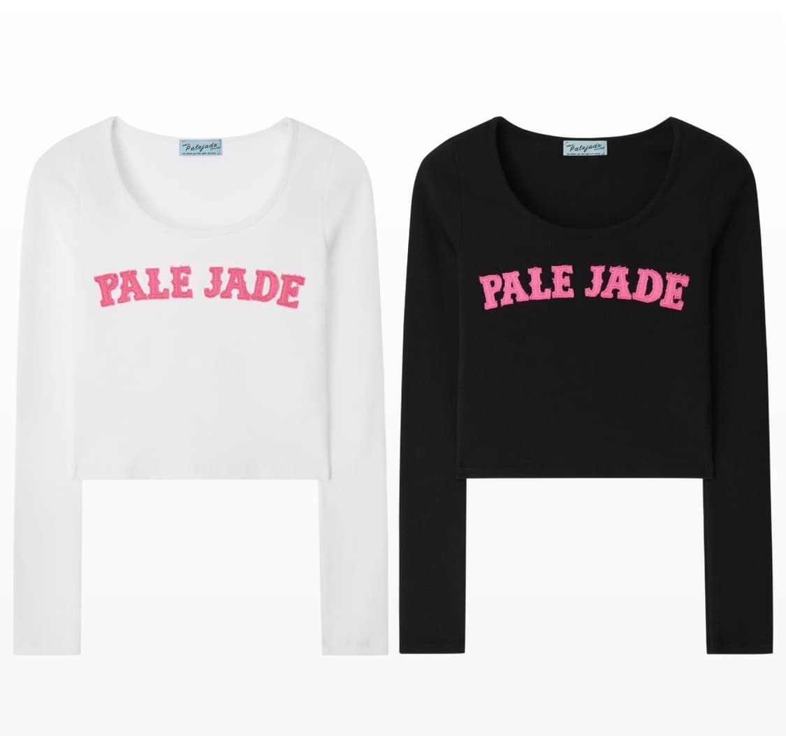 페일제이드 Pink Patch T -Long Sleeve (white2) 상품이미지1