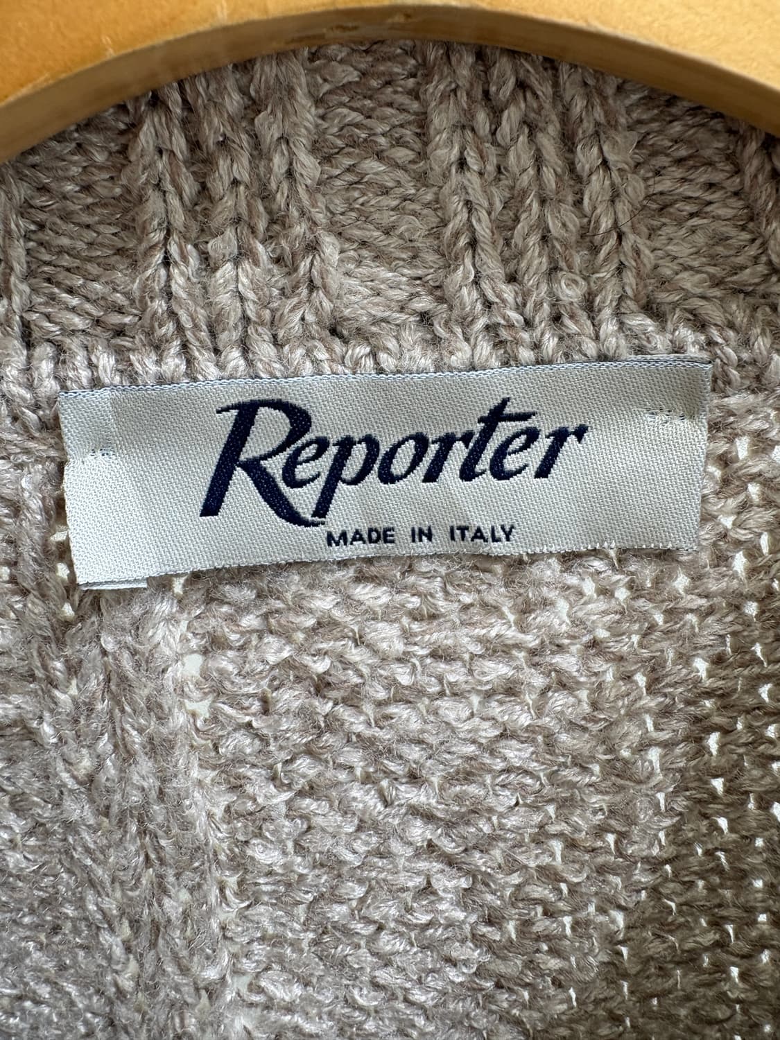 REPORTER (Made in Italy) 니트집업 상품이미지6