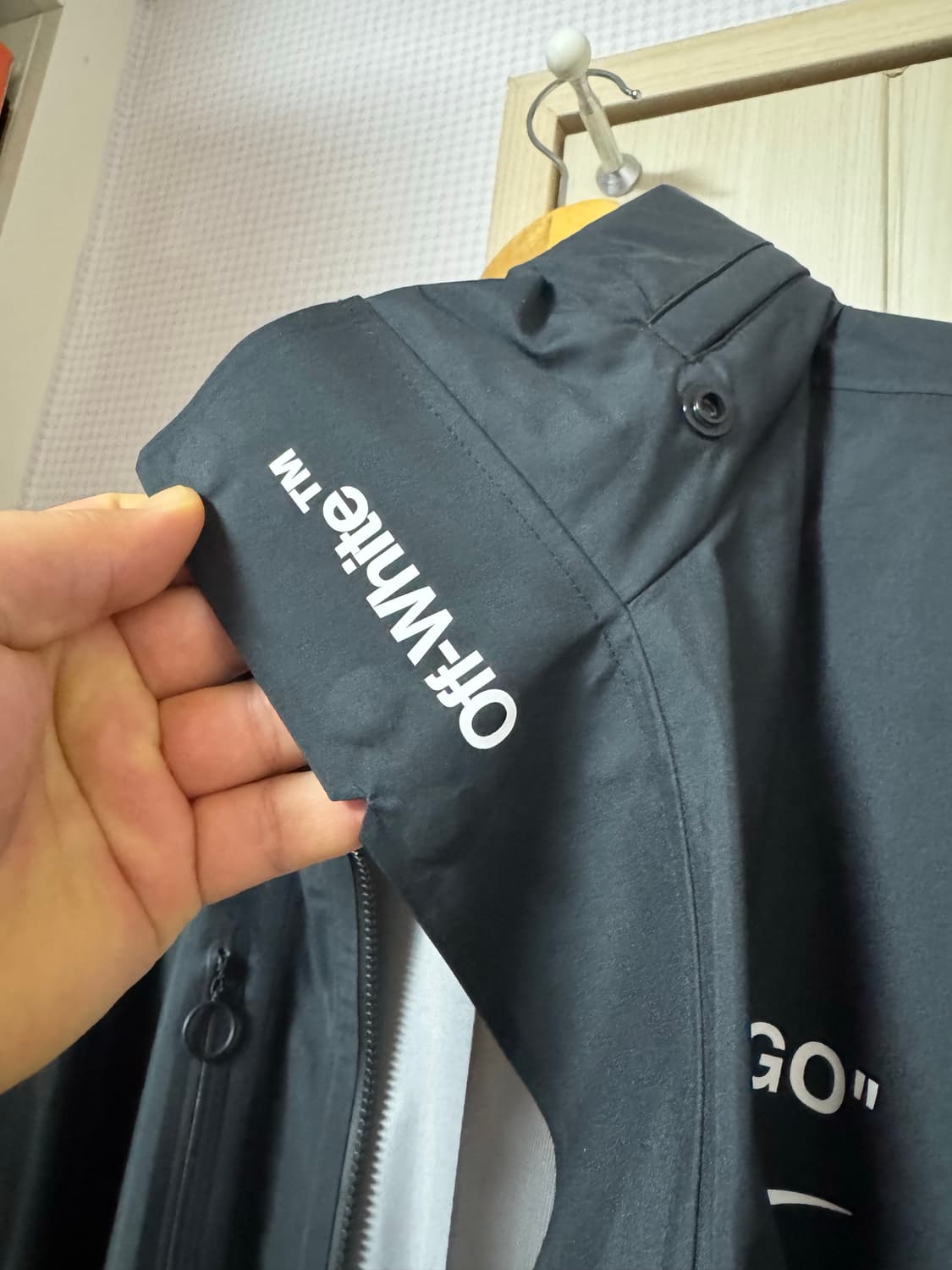 나이키X오프화이트 롱 풋볼자켓 상품이미지3