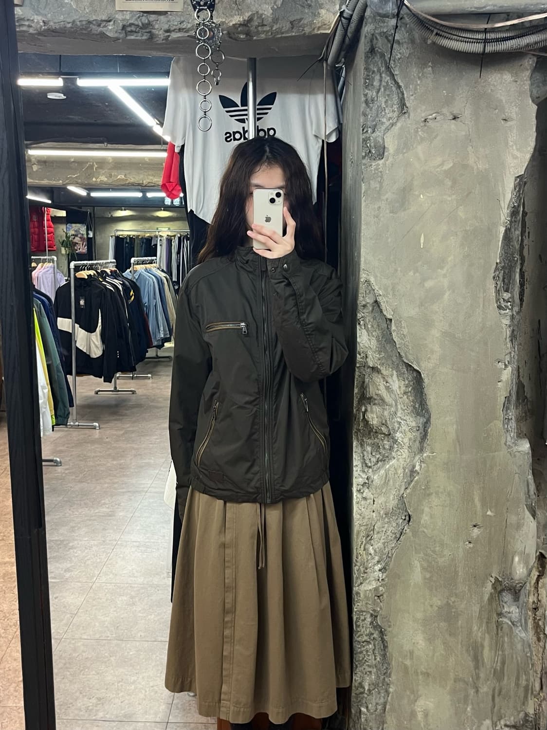 코치 헤링턴 집업 자켓 카키 S #csz2363 상품이미지2