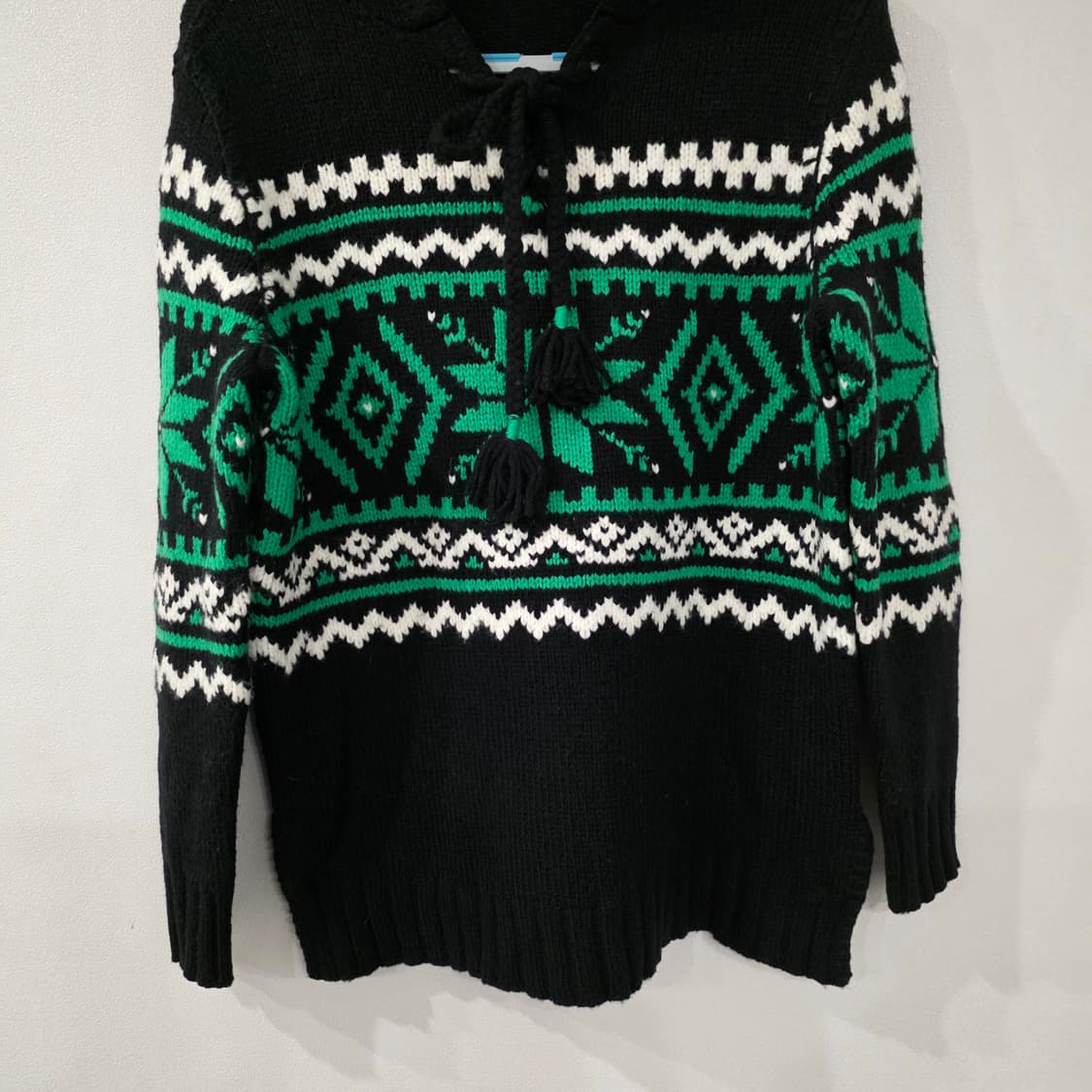 폴로 랄프 로렌 노르딕 패턴 후드 니트 스웨터 XS 상품이미지2