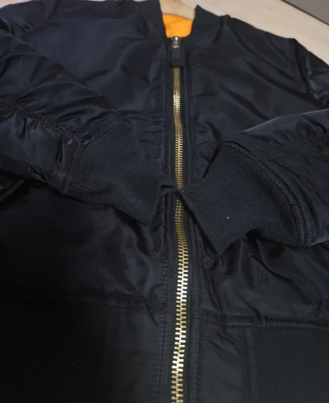 알파 인더스트리 MA-1 블루종 점퍼, S 상품이미지3