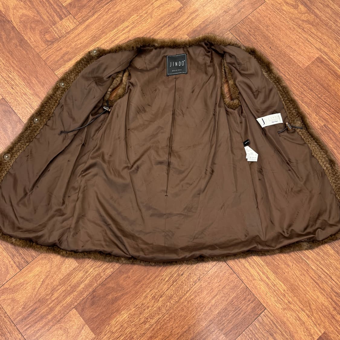 여성용 95 JINDO 진도 밍크 롱 베스트 자켓  상품이미지4