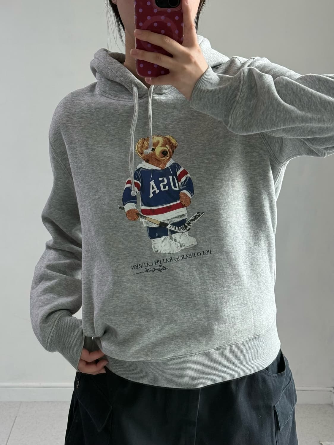 폴로 USA 베어 후드티 상품이미지2