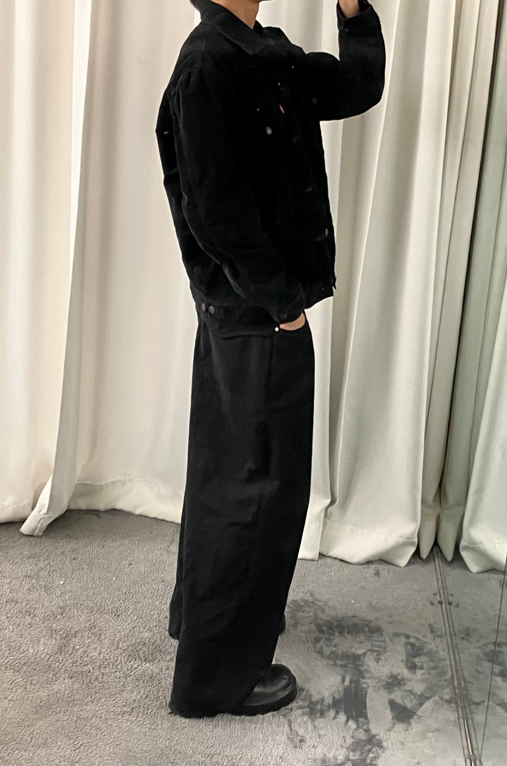 리바이스 레드탭 블랙 코듀로이 자켓 XL 상품이미지7