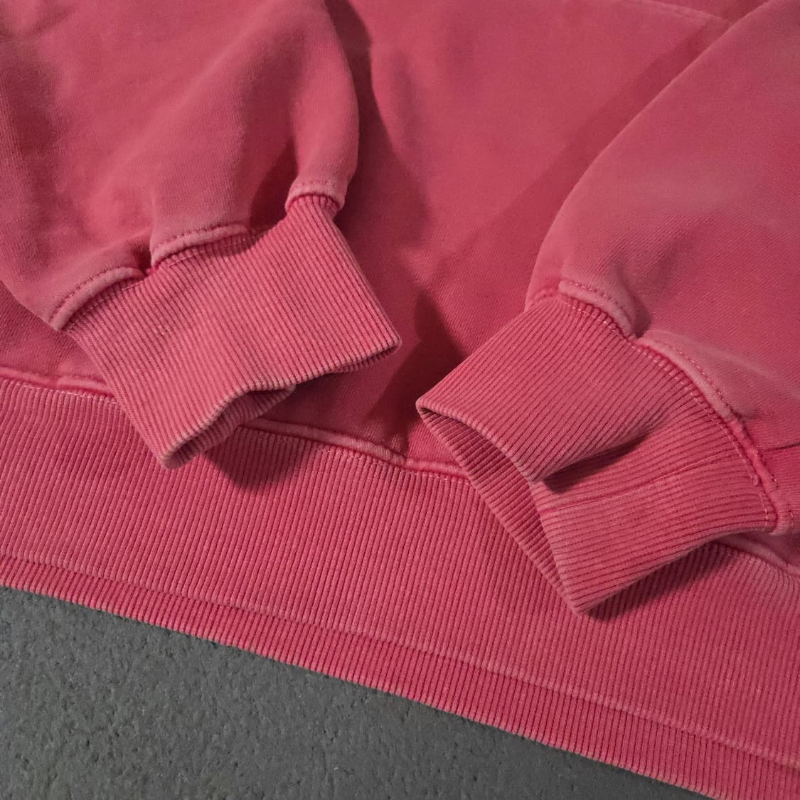 아이앱스튜디오 피그먼트 후드티 L 코랄 상품이미지6