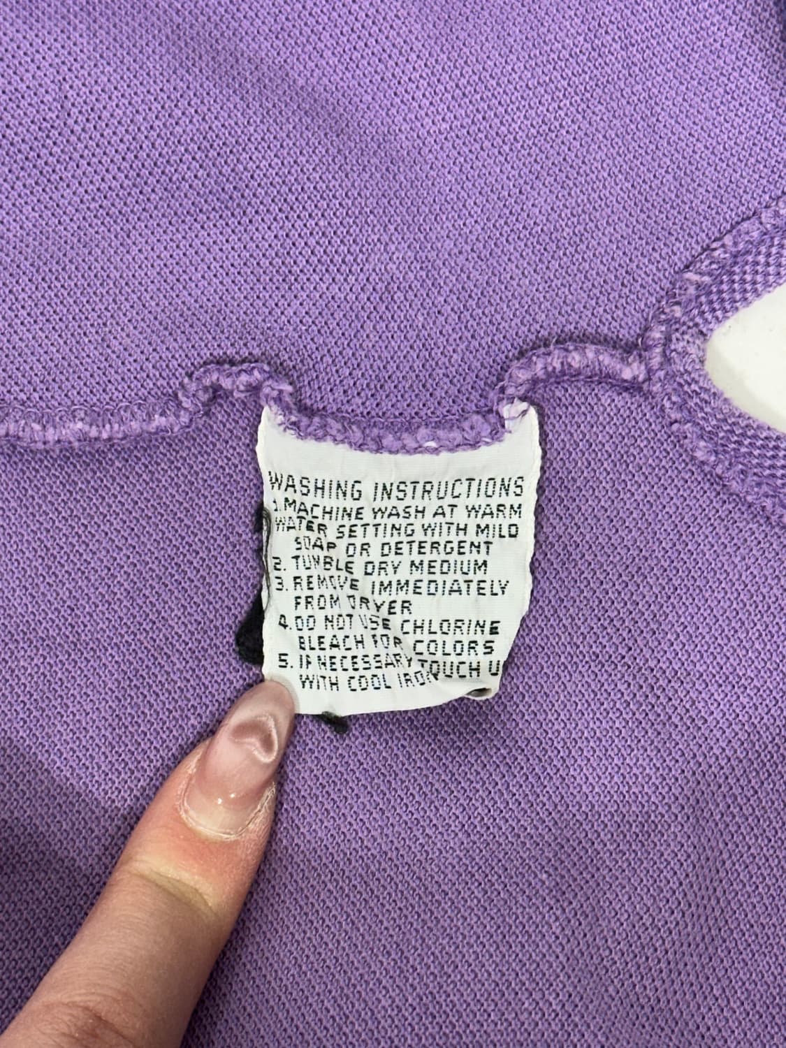 라코스테 퍼플 카라 반발티 상품이미지8