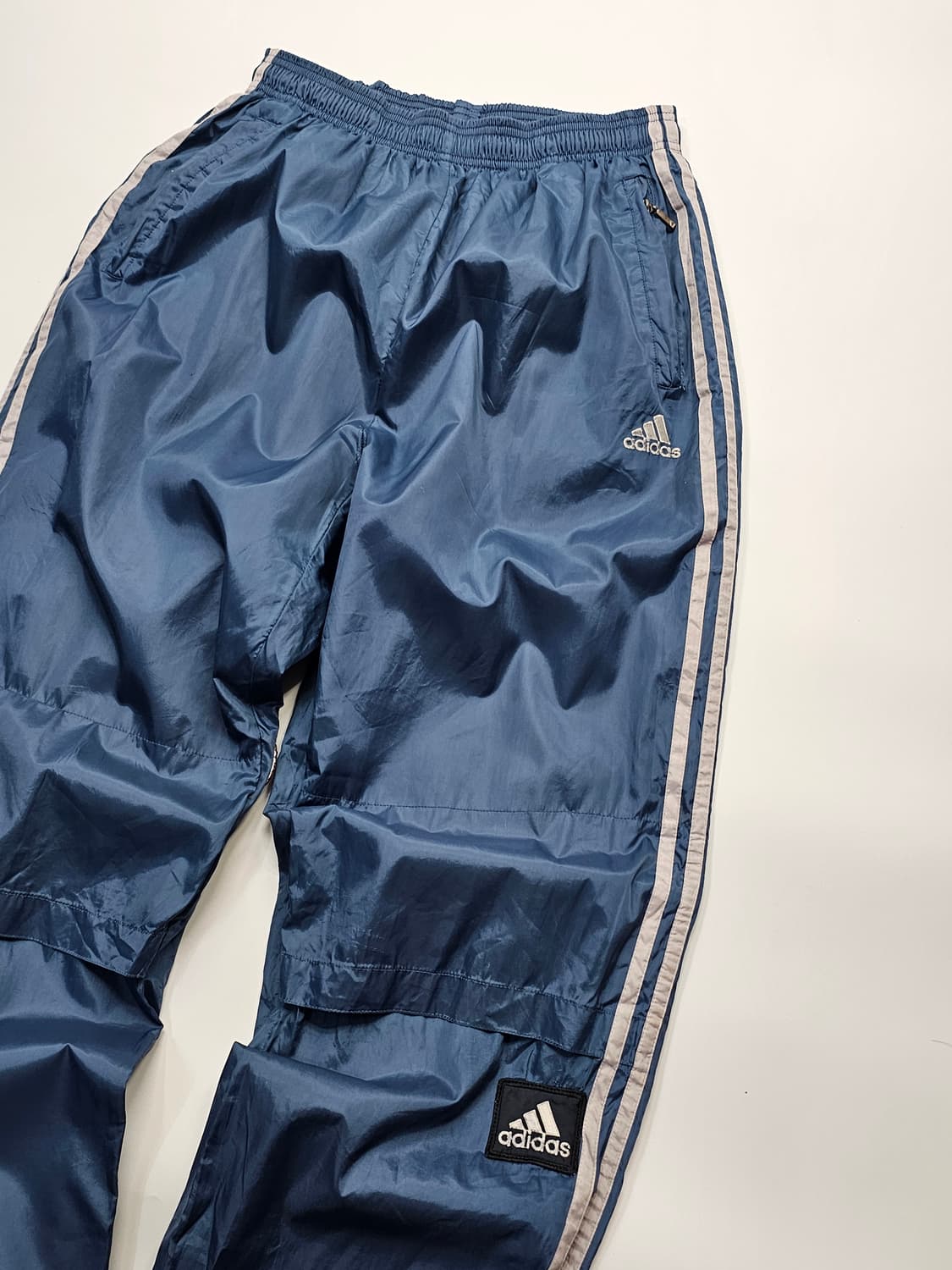 아디다스 삼선 청녹 트랙팬츠 바람막이 조거 바지 상품이미지3