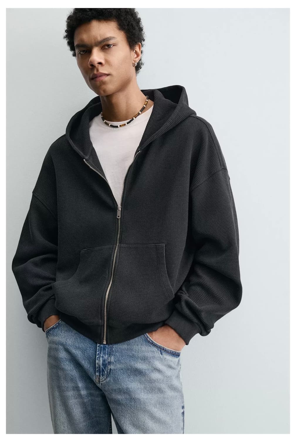 (새상품) 자라 니트 후드집업 상품이미지3