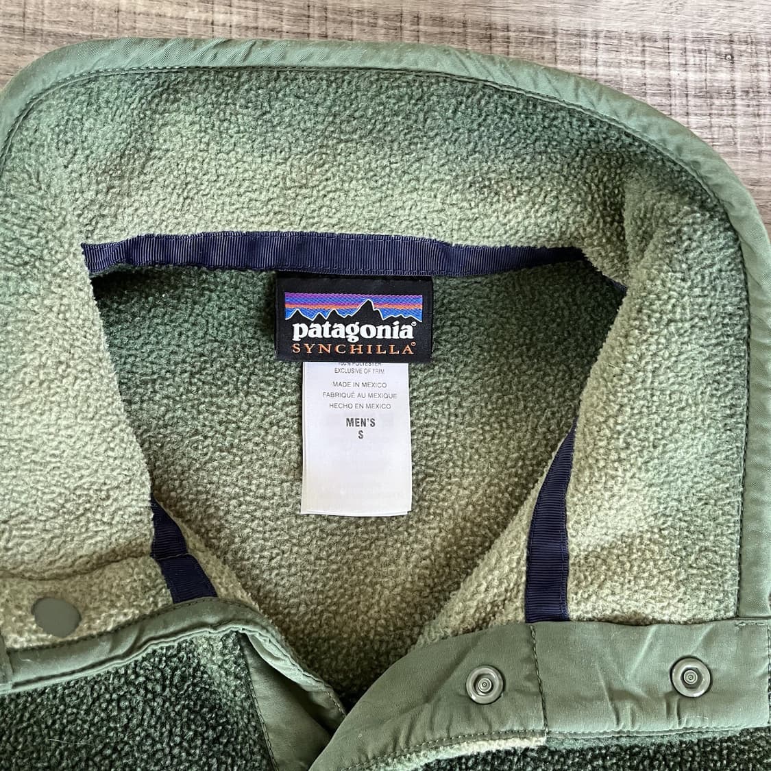 00s 파타고니아 신칠라 스냅-T 그린/올리브 멕시코 상품이미지5