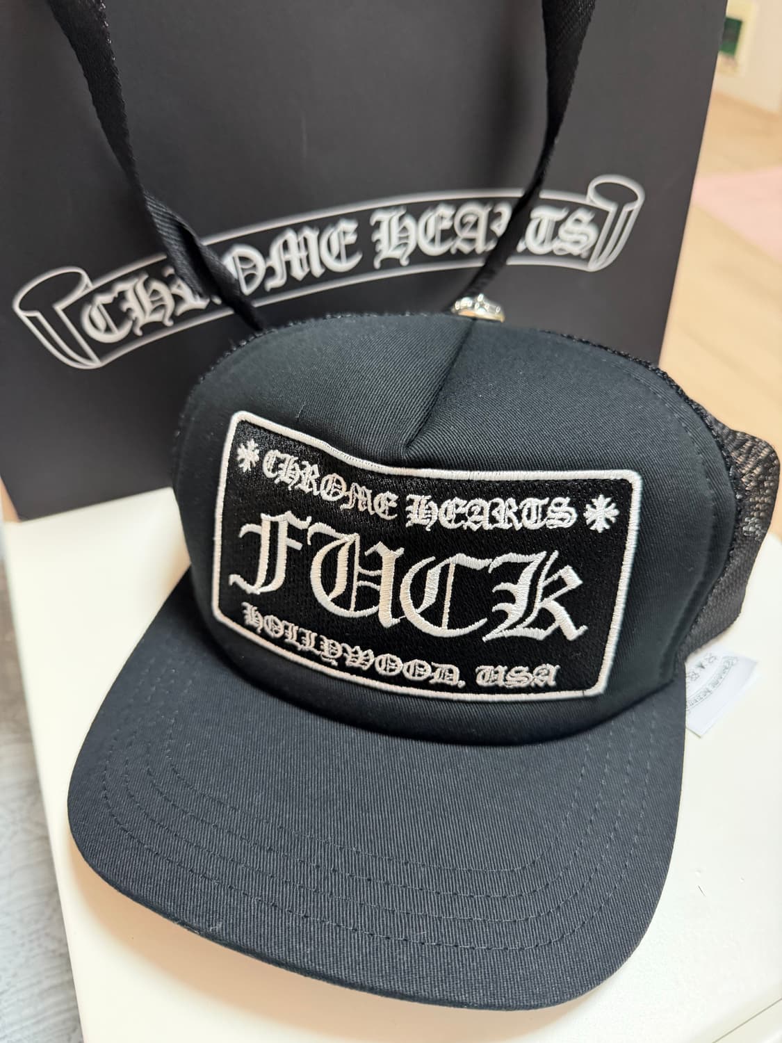 (새상품) 크롬하츠 퍽할리우드 블랙 상품이미지1