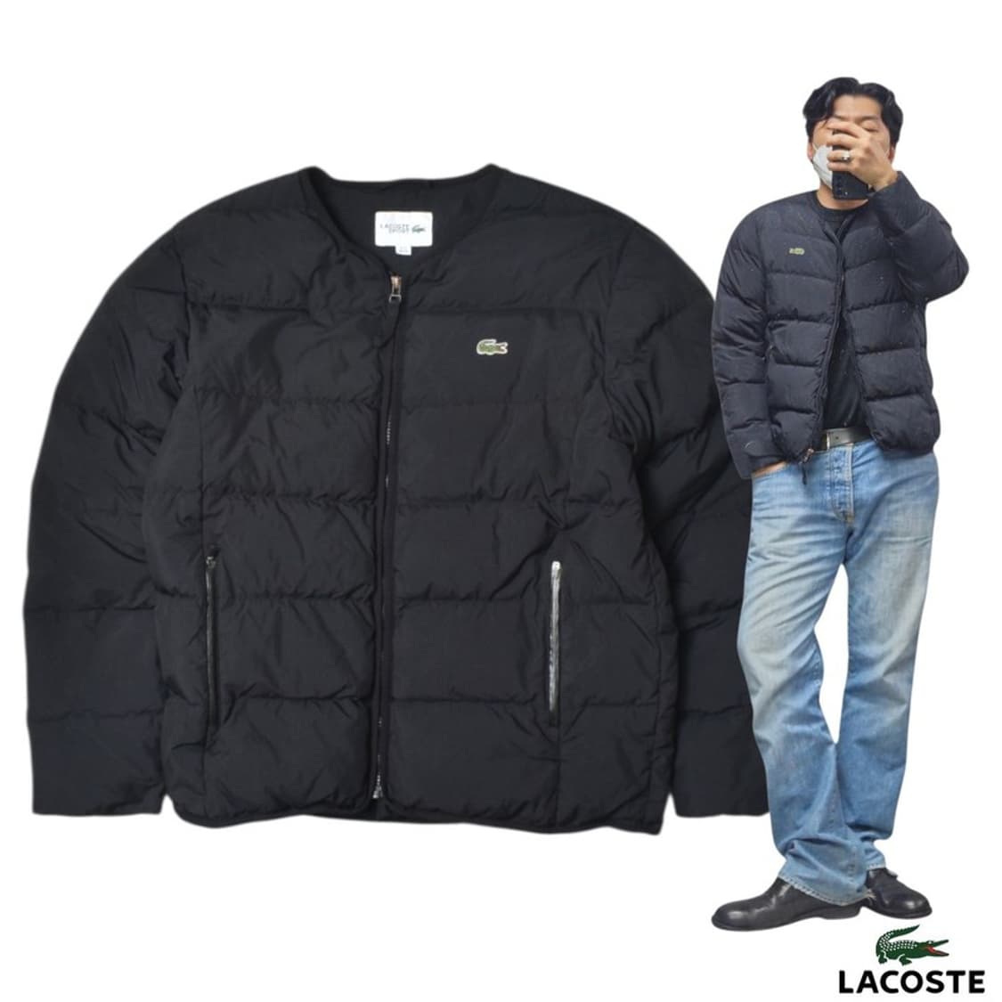 라코스테 덕다운 자켓 미쉐린 패딩 N1177 상품이미지1