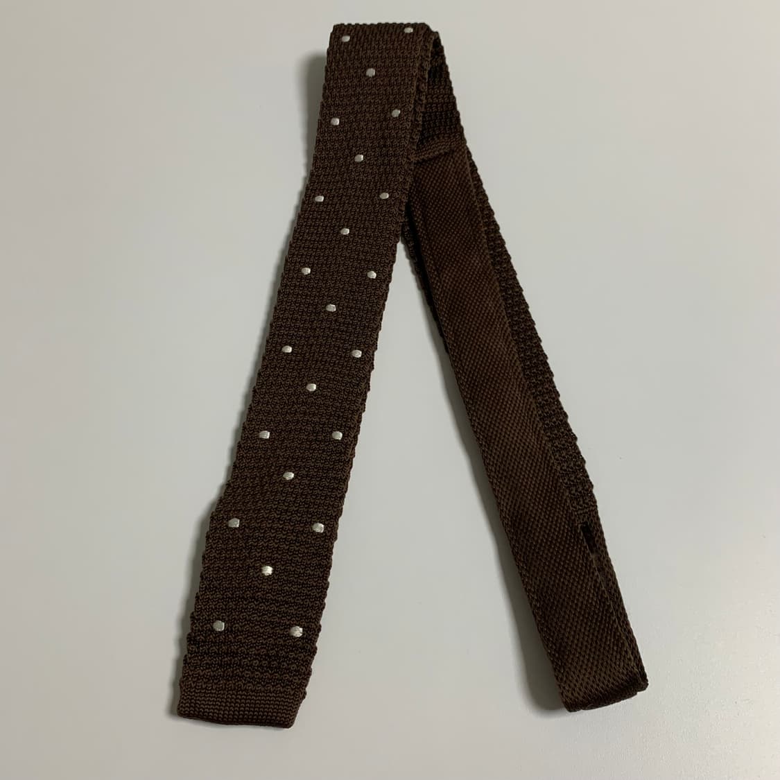 밴디벤디 100폴리에스터 도트 니트타이 슬림넥타이 5cn A+등급 상품이미지8