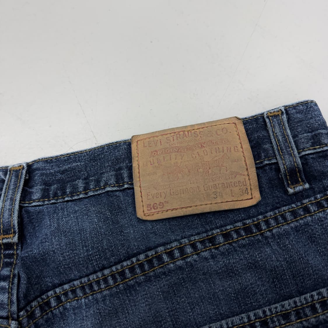 리바이스 00s 569 새깅 워싱 스케이터 데님팬츠 상품이미지6