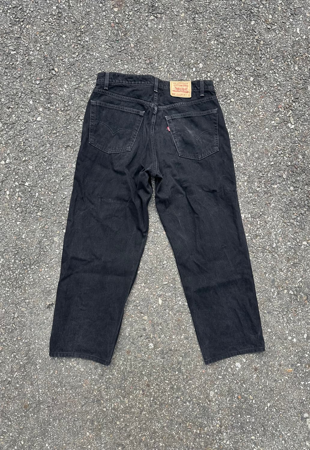 빈티지 90s 리바이스 565 블랙 데님 팬츠  상품이미지2