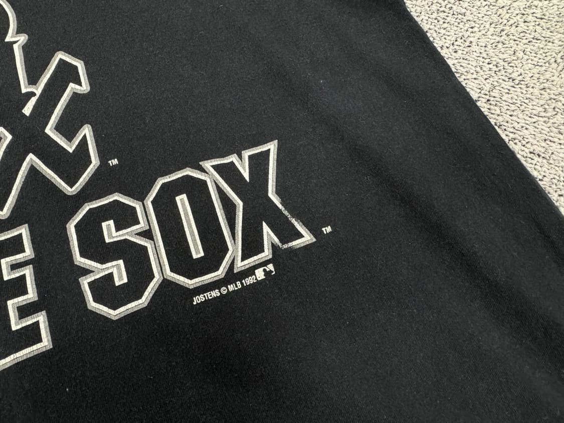 90s USA MLB 시카고화이트삭스 반팔티 상품이미지3