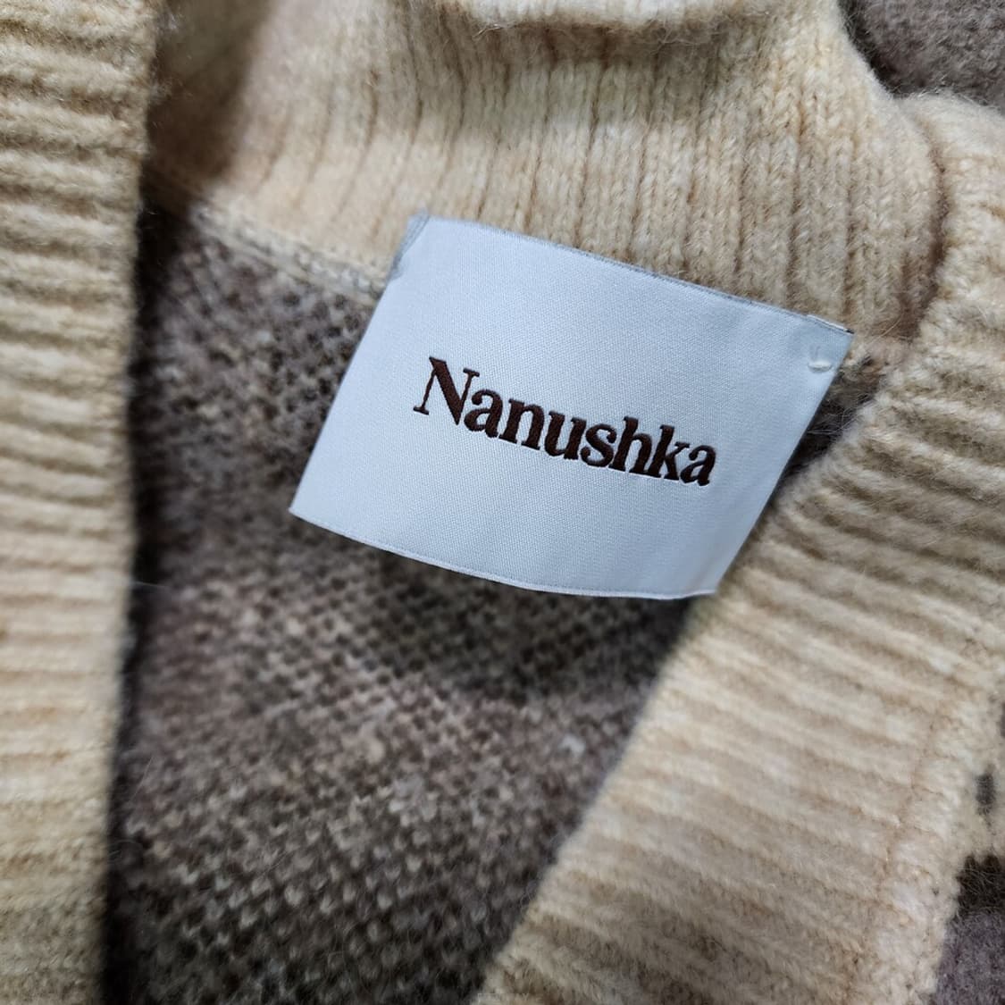 나누슈카 니트 오버핏 가디건 남성105~110 상품이미지6