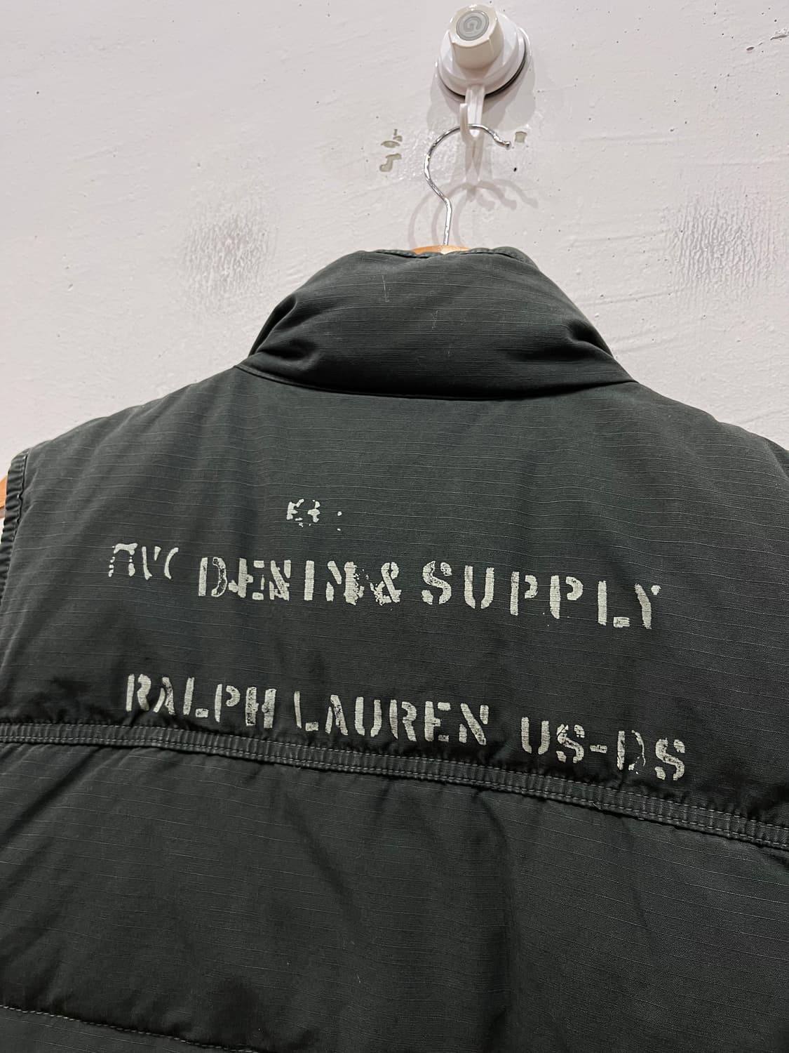 폴로 데님앤서플라이 전차병 탱커 다운 페이드 패딩 베스트 상품이미지4