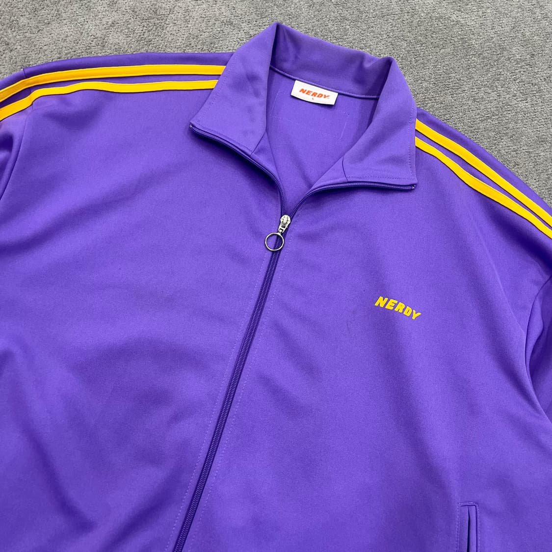 L 널디 퍼플 져지 트랙자켓 상품이미지2