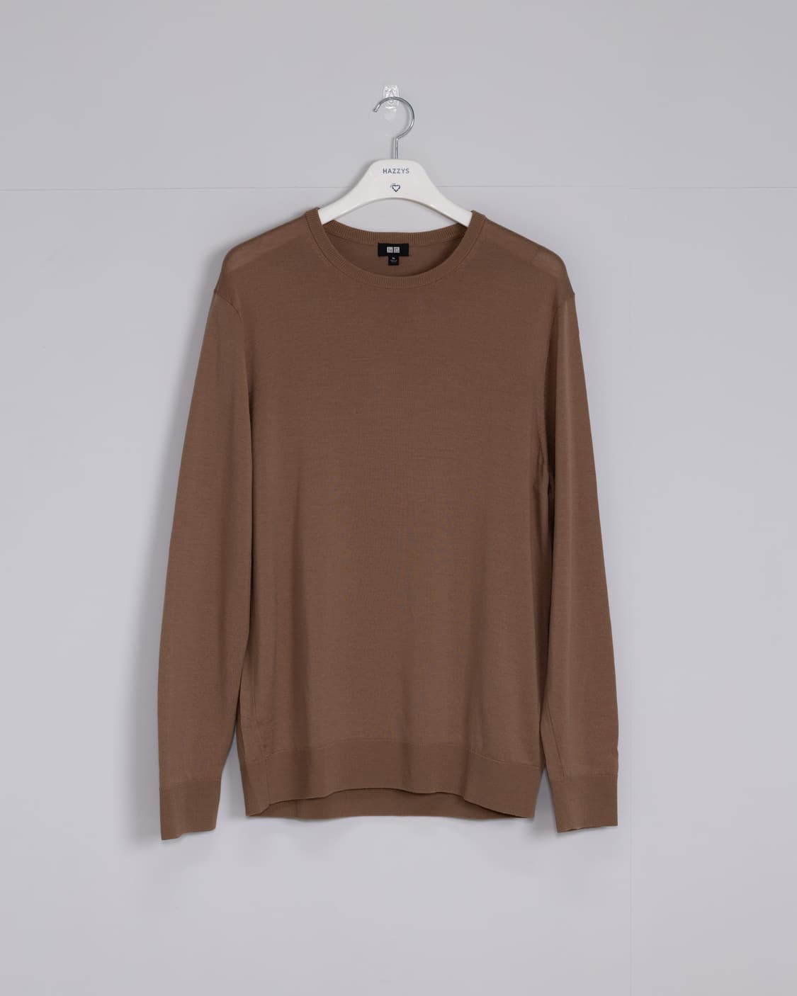 유니클로 남성 메리노울 니트 XL 브라운 상품이미지1