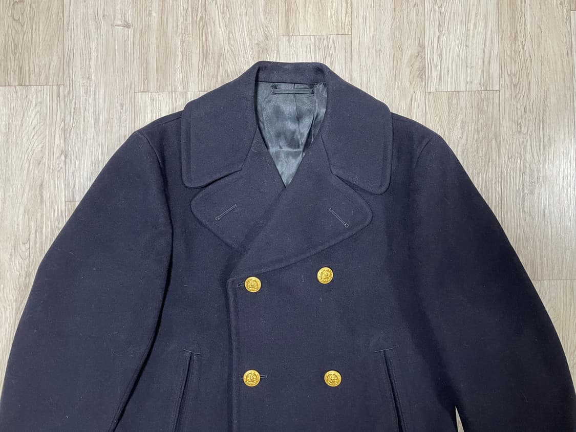 100) 60's 미군 금장 미해군 커지울 피코트(RRL&LVC&폴로) 상품이미지6