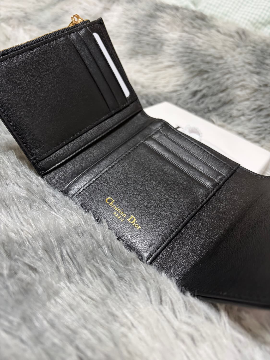 (새상품급) 디올 오블리크 몽테인30 지갑 반지갑 상품이미지4