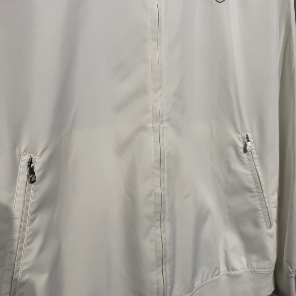 (XL) 브루넬로 쿠치넬리 25FW 엠블럼 로고 집업 블루종 자켓 상품이미지6