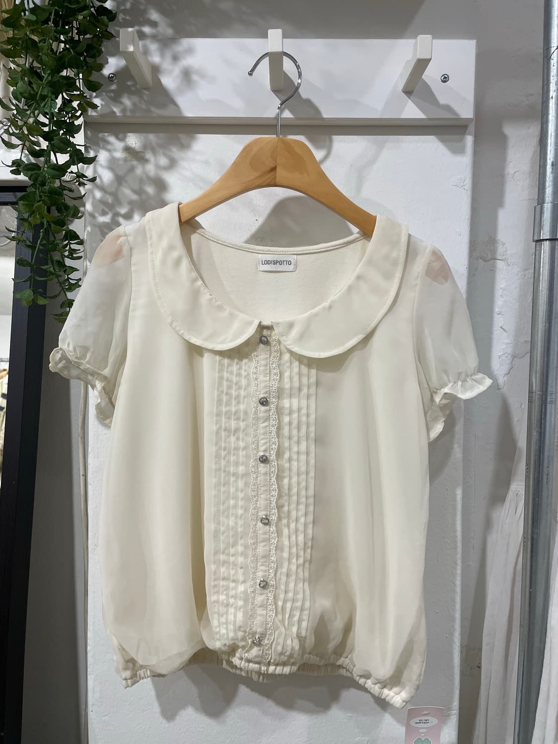 Round-collar lace blouse 상품이미지7