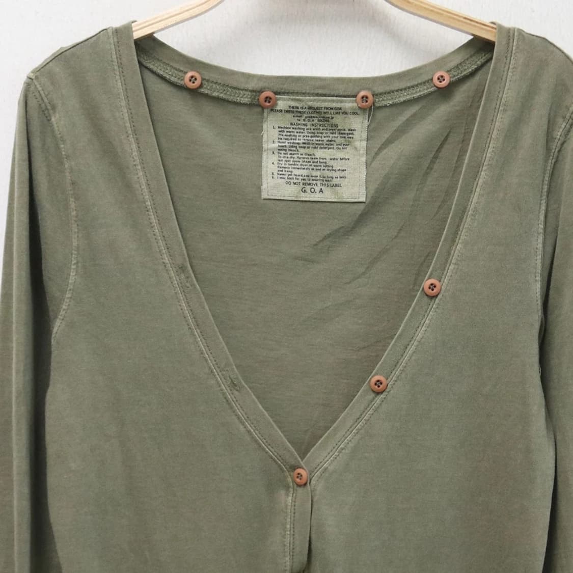 G.O.A y2k 코튼 가디건 63151 상품이미지3