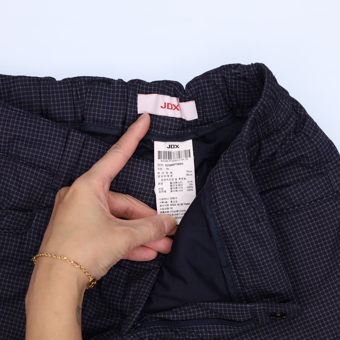 [76] JDX 체크 골프바지 패딩팬츠 1209H2 상품이미지6