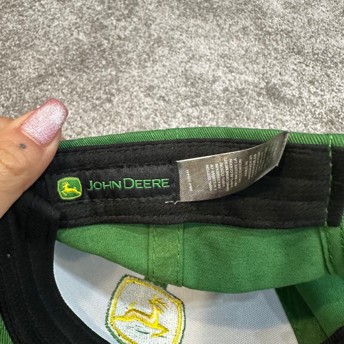 존디어 빈티지 로고 자수 볼캡F 상품이미지4