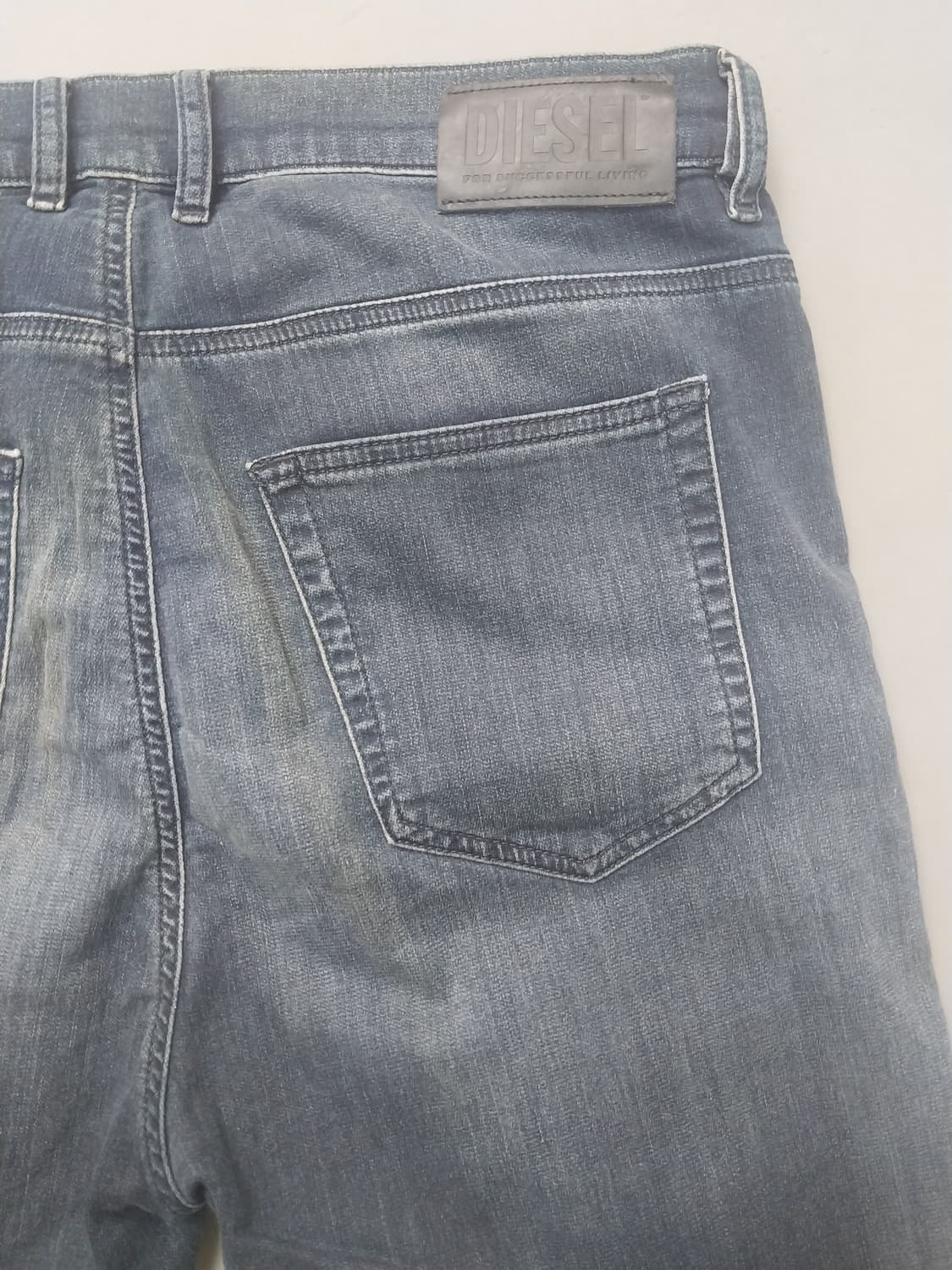 [34] 디젤 디바이드 드로스트링 캐롯 조거진 데님 스웨트팬츠 상품이미지9