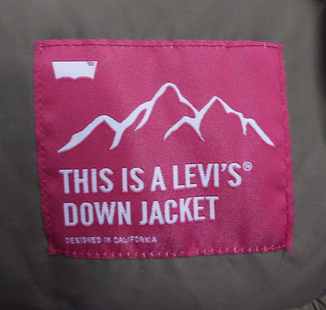 리바이스 카키색 후드 패딩 L 상품이미지6